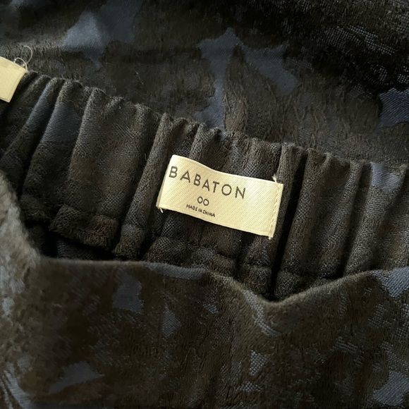 Babaton Conan Pants in Black/Blue Jacquard NWT - Picture 8 of 9